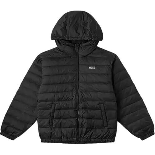 Vans Down Jackets Unisex Black Hooded Thickened Other