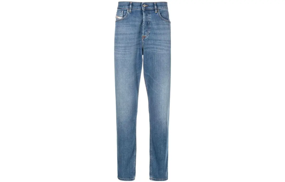 DIESEL Jeans Men's Blue Moderate Straight Fit Pants