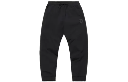Li Ning Knitted Sweatpants Men's New Standard Black