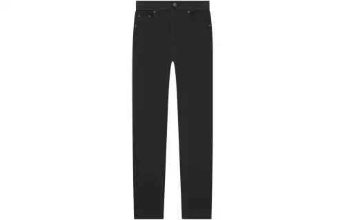 Fear of God Essentials The Black Collection SS23 5 Pocket Jean Jet Black Multi-pocket Straight Casual American Heavy Jeans Men's Xuanqing Black