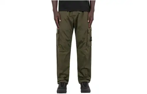 STONE ISLAND Cargo Pants Men's Green