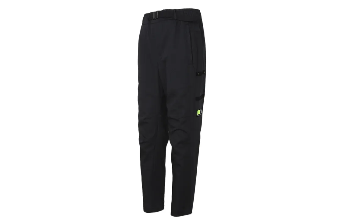 Adidas Knitted Sweatpants Men's Black Moderate Slim Fit Pants