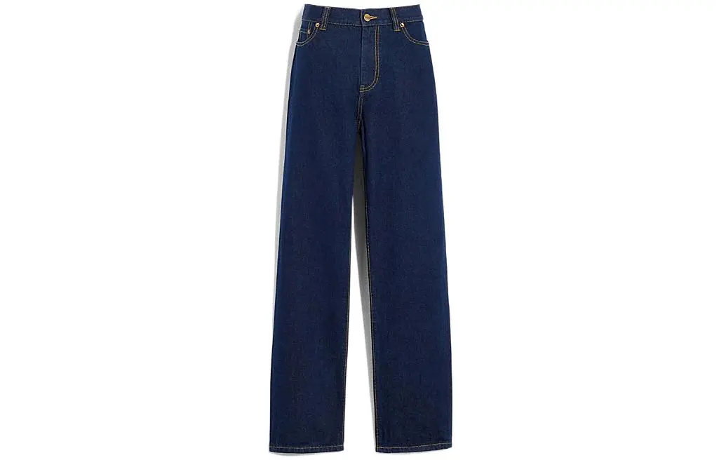 COACH Jeans Men's Blue Moderate Straight Fit Pants