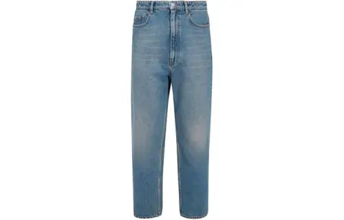 Balenciaga Jeans Men's Blue Moderate Straight Fit Pants