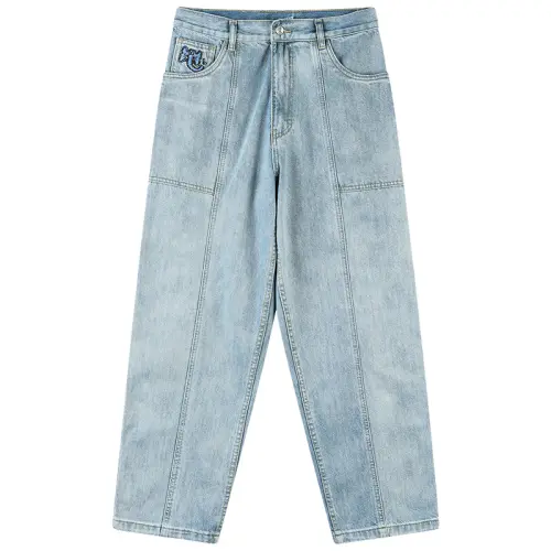 MIND ERROR Jeans Unisex Moderate Straight Fit Pants