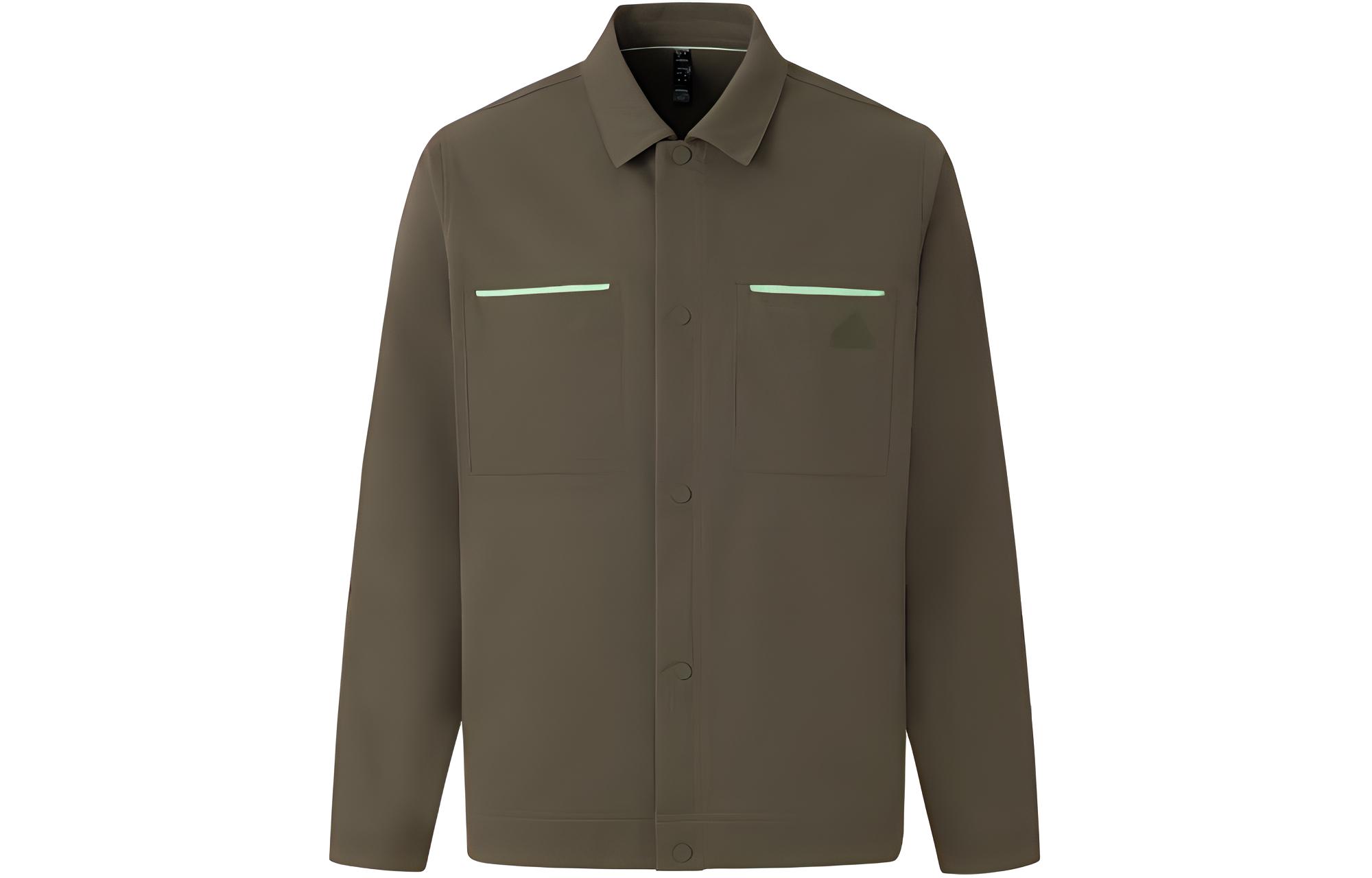 Adidas Business Casual Woven Jacket Jackets & Coats Men's Strata Olive Green