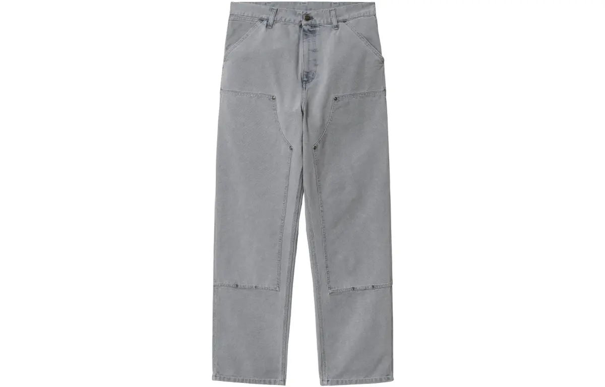 Carhartt WIP Jeans Men's Gray Moderate Straight Fit Pants