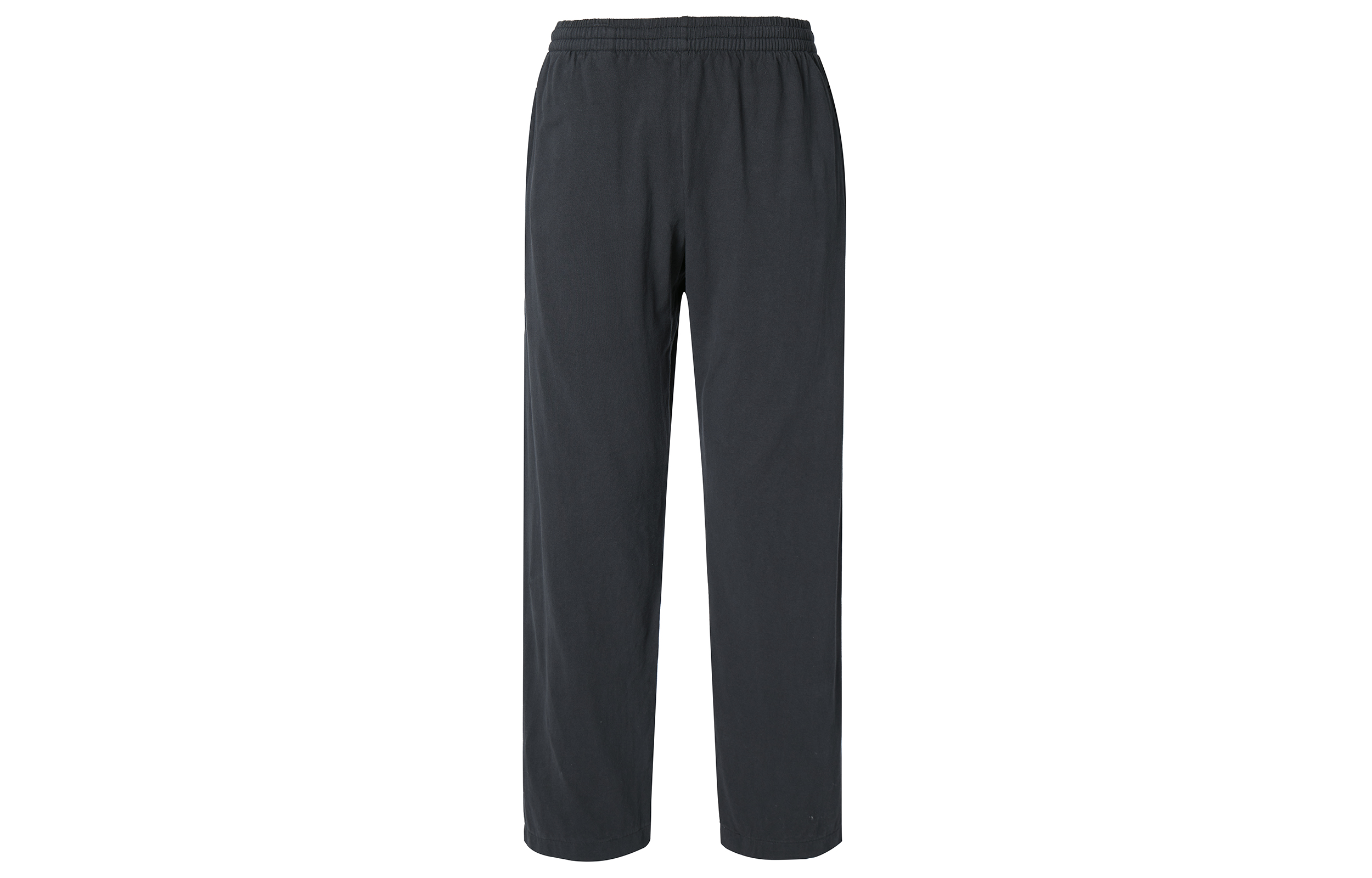 YEEZY X Gap x Balenciaga three-party joint model solid color casual elastic knitted sweatpants, same style for men and women, black