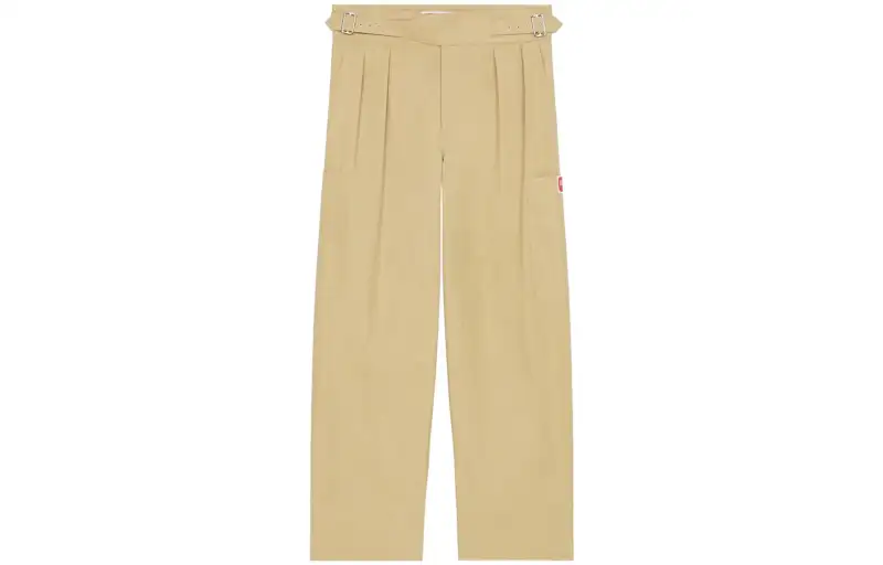 KENZO Logo Patch Straight Leg Pants