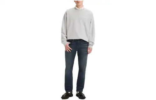 Levis Jeans Men's Space Blue Moderate Straight Fit Pants