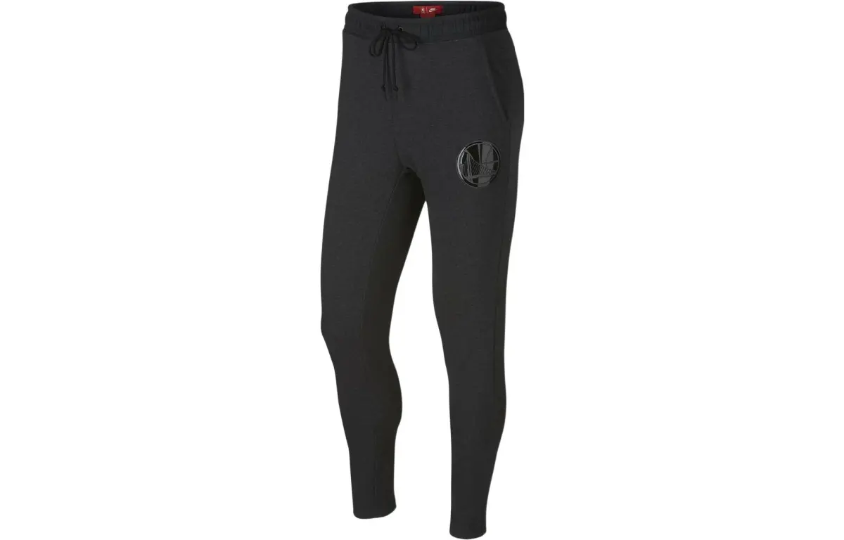 Nike Knitted Sweatpants Men's Dark Gray Moderate Cuffed Pants