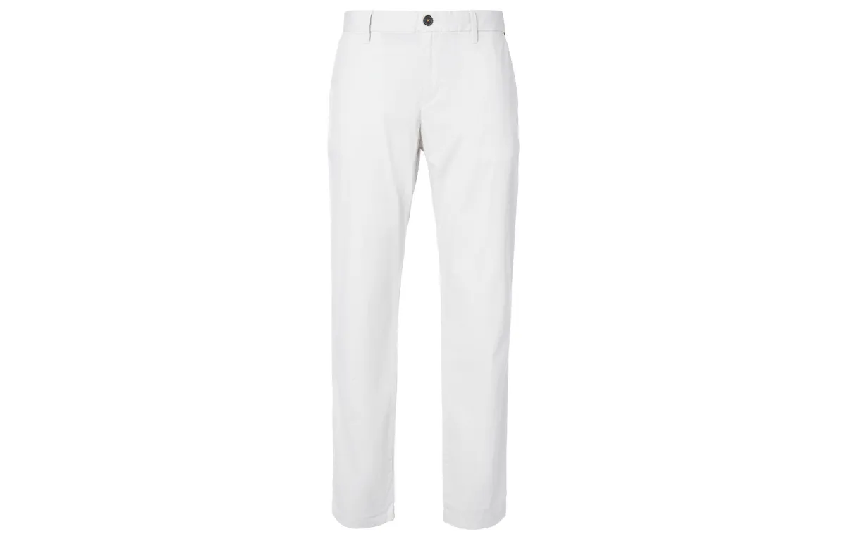 Timberland Casual Pants Men's White Moderate Straight Fit Pants