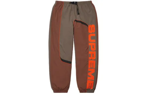 Supreme S Paneled Belted Track Pant
