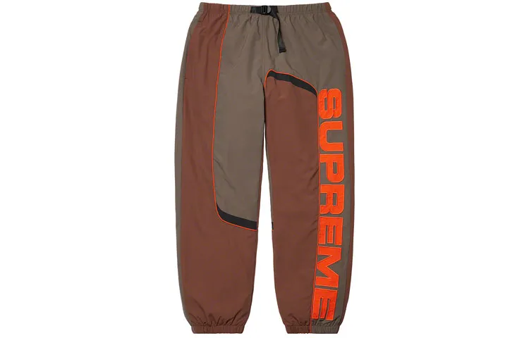 Supreme S Paneled Belted Track Pant