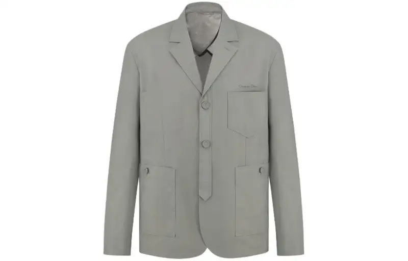 Dior Collared Button-Up Work Jacket