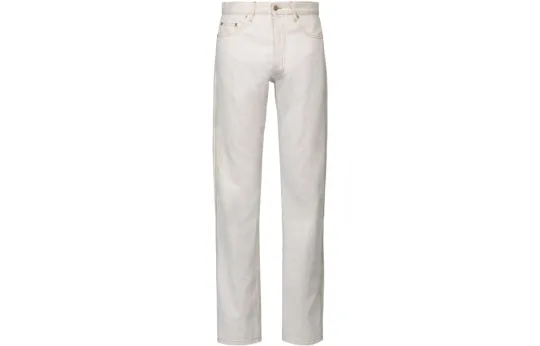 Maison Margiela Mid Rise Straight Leg Jeans