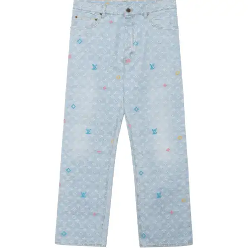 LOUIS VUITTON By Tyler The Creator Monogram Denim Pants