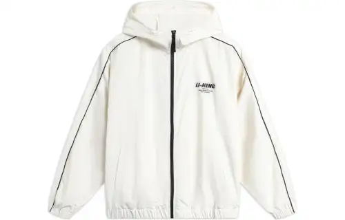 Li Ning Lotus Leaf Trench Coat Unisex Ecru