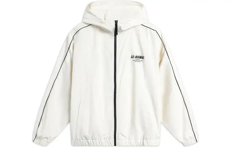 Li Ning Lotus Leaf Trench Coat Unisex Ecru