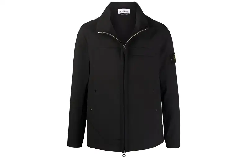 STONE ISLAND SS24 Jackets & Coats Men's Black