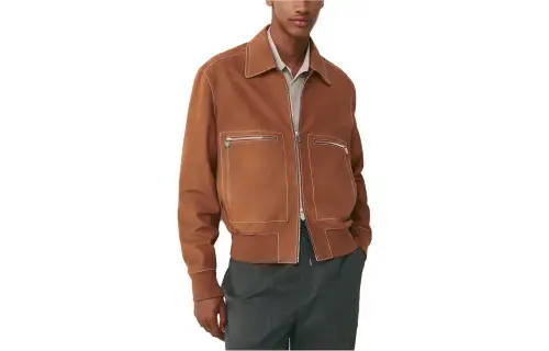 HERMES SS23 Leather Jacket Men's