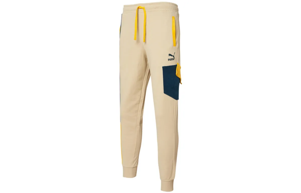 PUMA Knitted Sweatpants Men's Khaki