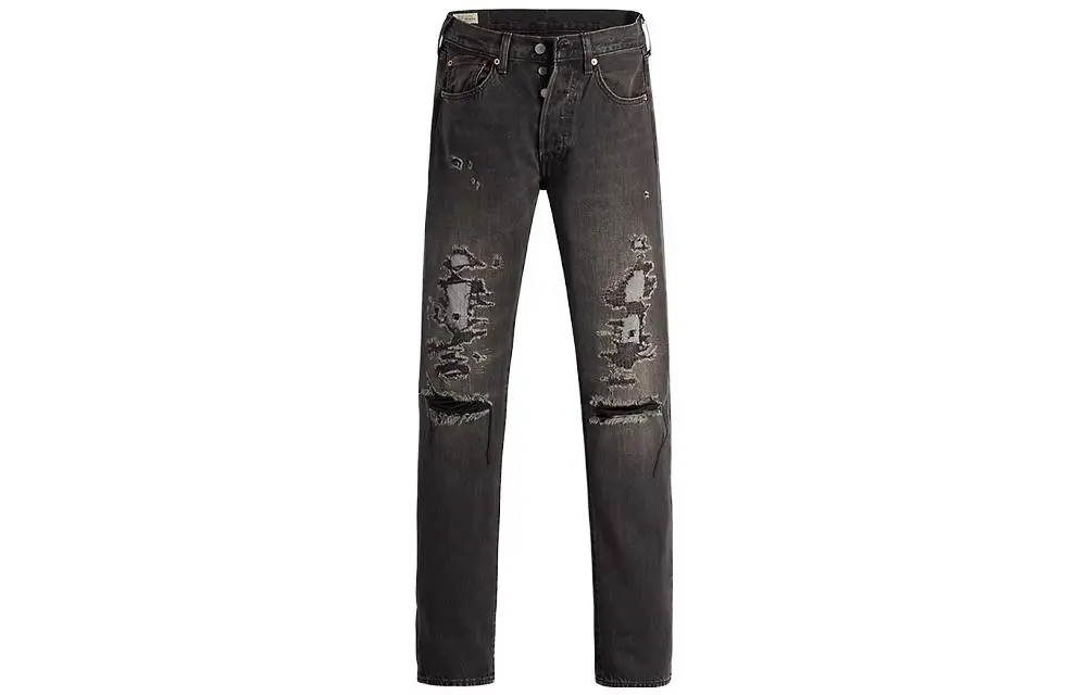 Levi's Jeans Men's Black Moderate Ripped Pants
