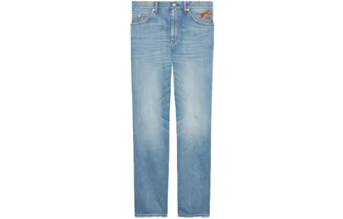 GUCCI SS22 China New Year Collection Jeans Men's Blue