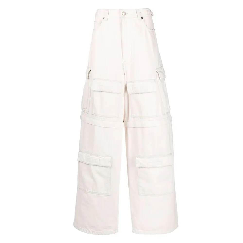Balenciaga Jeans Loose Fit Men's White