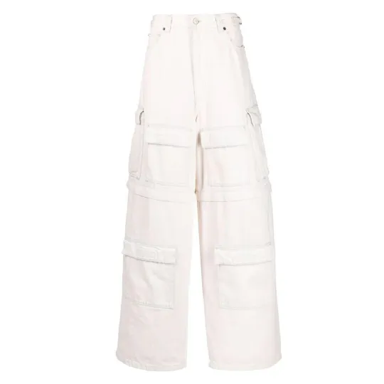 Balenciaga Jeans Loose Fit Men's White