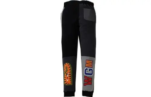 A BATHING APE Knitted Sweatpants Men's Moderate Straight Fit Pants