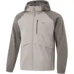 Li Ning Lotus Leaf Water Repellent Fleece Lined Thermal Comfortable Casual Letter Print Loose Fit Hooded Zippers