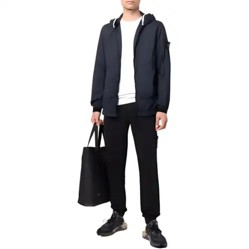 STONE ISLAND Knitted Sweatpants Men's Black
