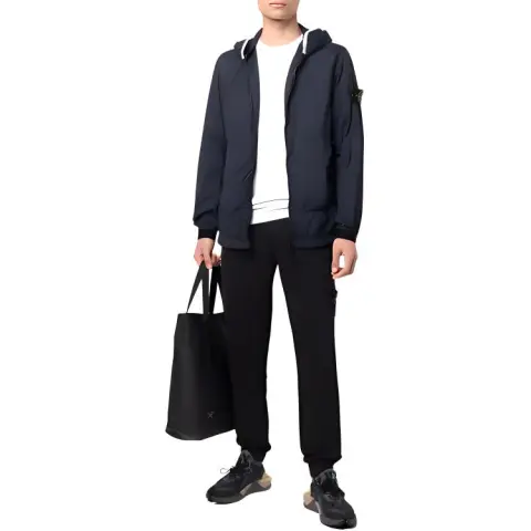 STONE ISLAND Knitted Sweatpants Men's Black