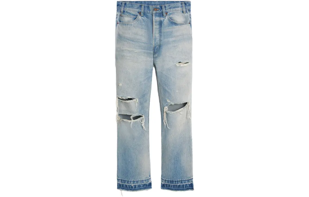 CELINE Wesley Jeans In Westside Wash Denim