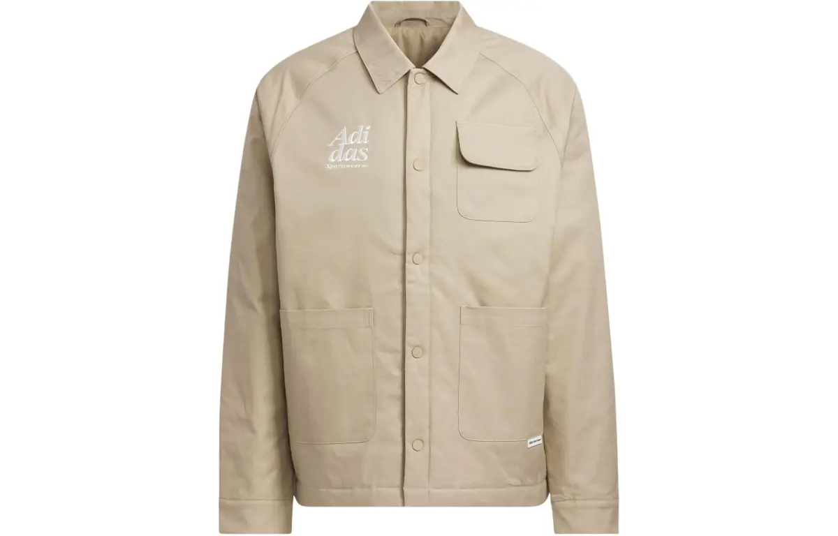 Adidas Small Logo Padded Jacket Jackets & Coats Men's Umber