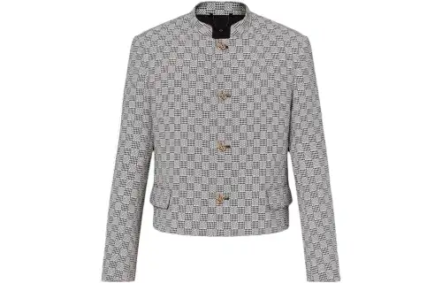 LOUIS VUITTON Damier Hounds Tooth Officer Jacket
