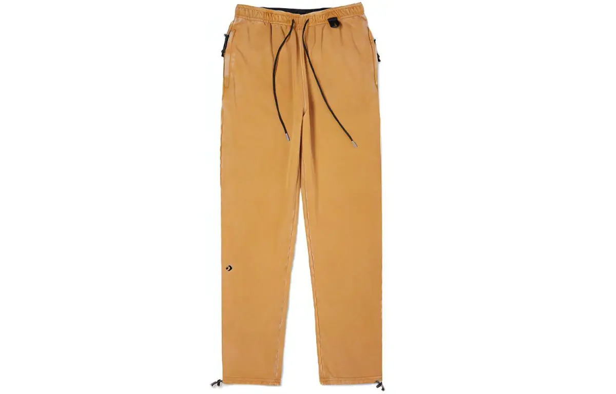Converse Knitted Sweatpants Unisex Brown Moderate Cuffed Pants