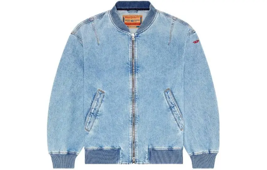 Diesel D-Vinz denim bomber jacket