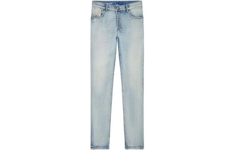 DIESEL Jeans Men's Blue Moderate Straight Fit Pants