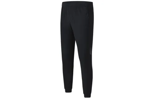FILA Athletics Knitted Sweatpants Men's Chic Black Moderate Slim Fit Pants