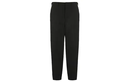 PRADA Casual Pants Men's Black Thin Straight Fit Pants