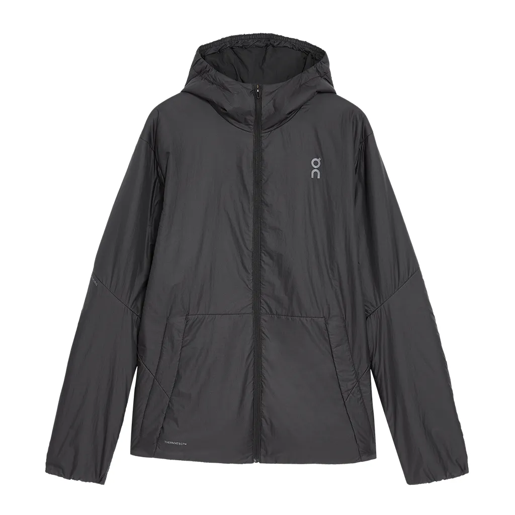 On hooded lightweight jacket