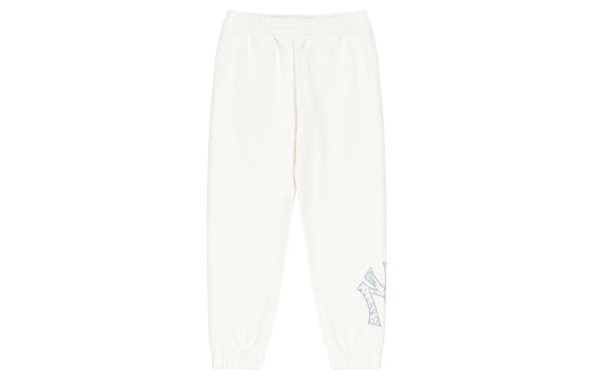 MLB Knitted Sweatpants Unisex Ecru