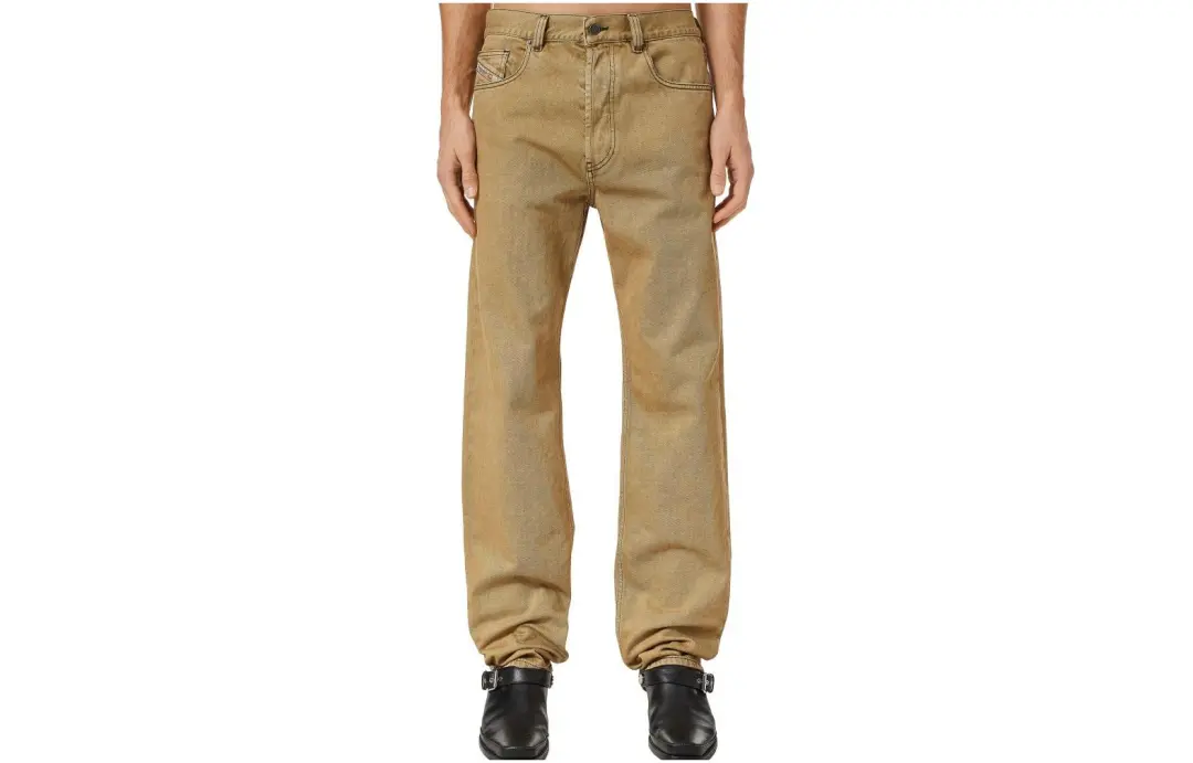 DIESEL Jeans Men's Light Umber Moderate Straight Fit Pants