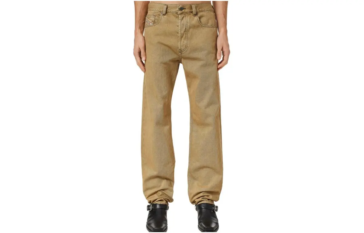 DIESEL Jeans Men's Light Umber Moderate Straight Fit Pants