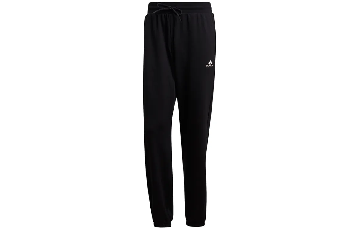 Adidas Knitted Sweatpants Men's Moderate Cuffed Pants