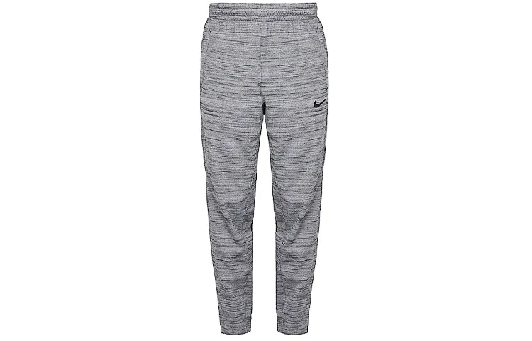 Nike Knitted Sweatpants Men's Gray Moderate Cuffed Pants
