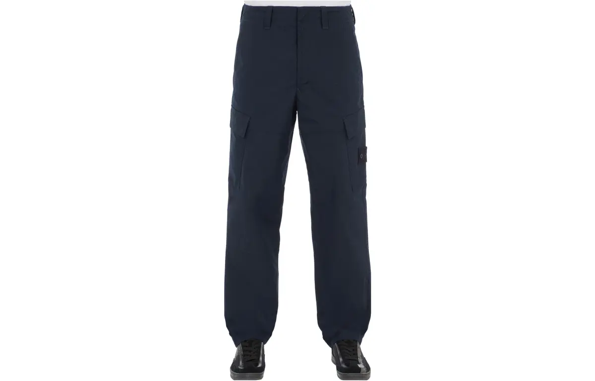 STONE ISLAND Cargo Pants Unisex Black