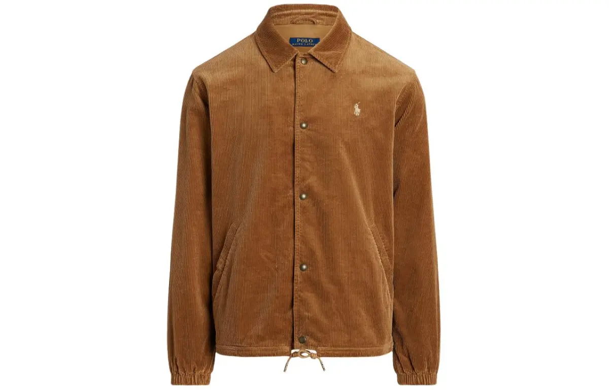 Polo Ralph Lauren SS24 Jackets & Coats Men's Brown Yellow